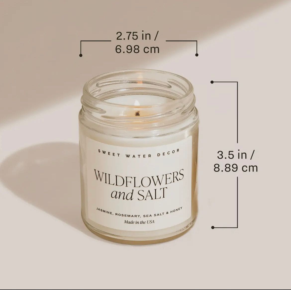 Candy Cane and Cocoa Candle