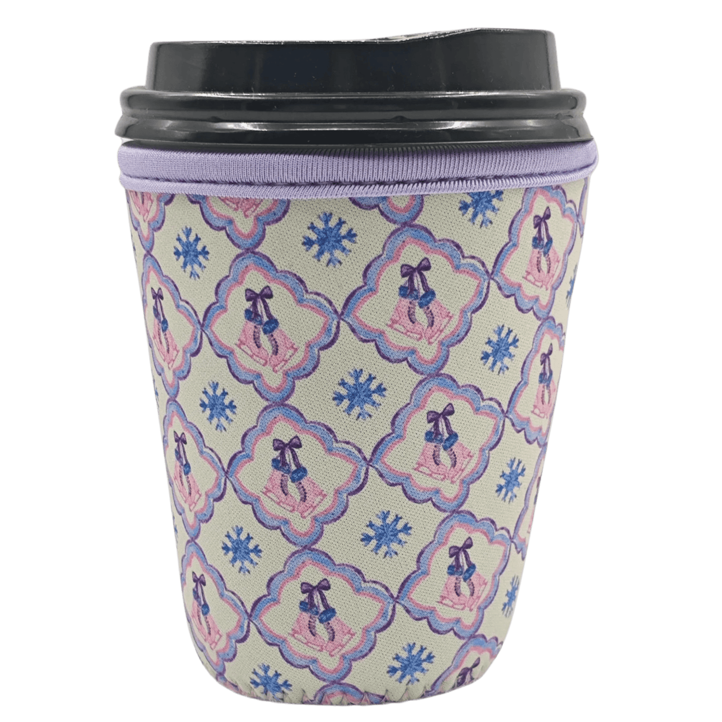 Ice Skates Girlie Coffee Cover Sleeve