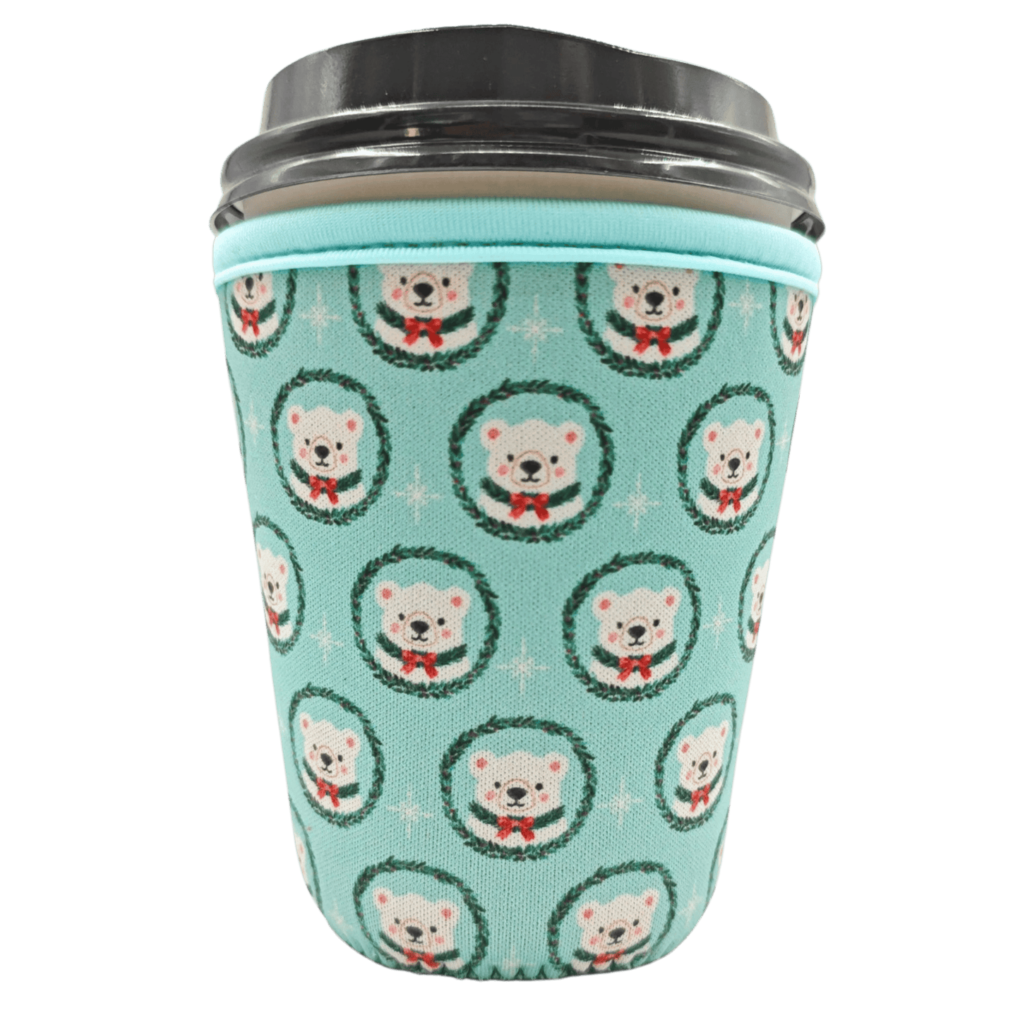 Merry Polar Bears Coffee Cover Sleeve