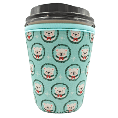 Merry Polar Bears Coffee Cover Sleeve