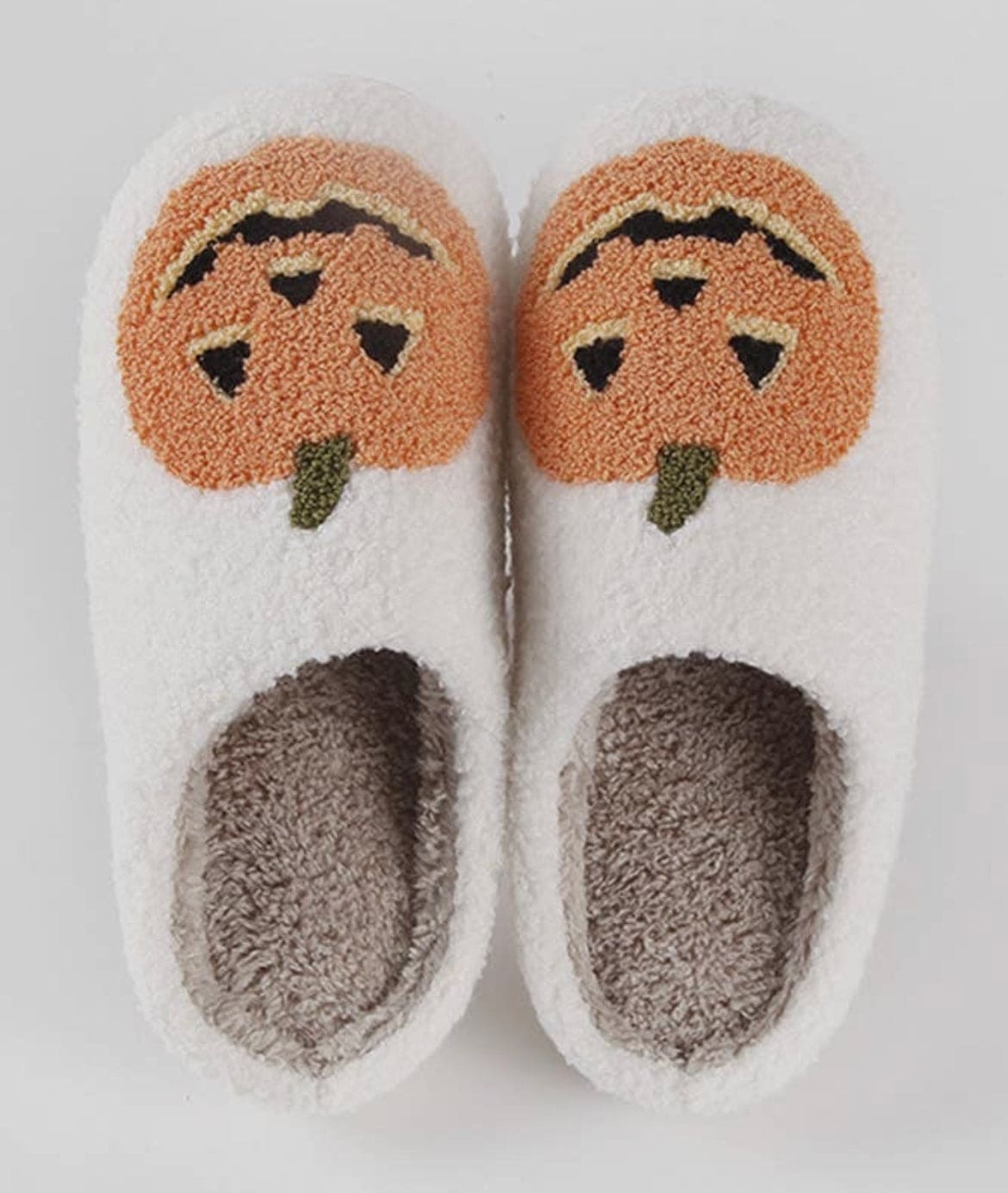 Pumpkin Fleece Slippers